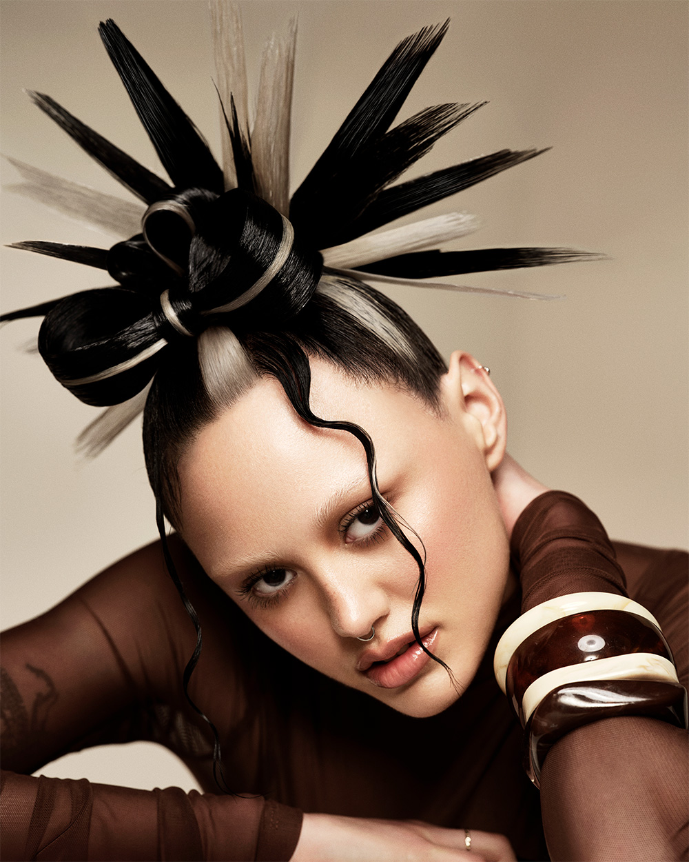 Sculpted Knot Updo - James Earnshaw - BHA North Western Hairdresser of the Year 2026 Finalist Collection 